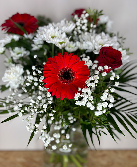 Arreglos Florales de Gerberas Rojas en Tielmes de Tajuña