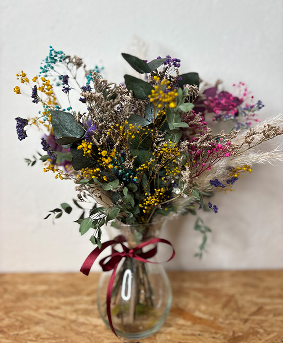 Ramo Colorido con Jarrón Incluido