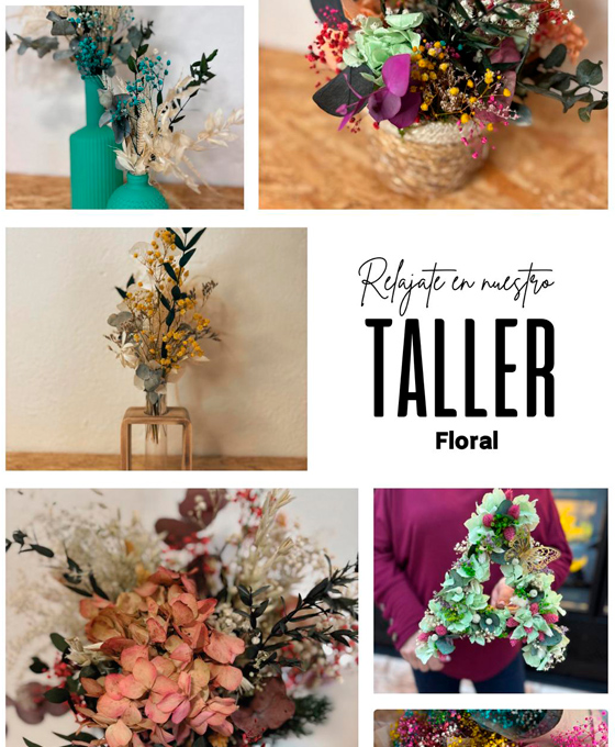 Taller floral de ramo de novia